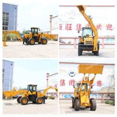 China Made Backhoe Loader Capacity 1m3 Agricultural Farm Wheel Tracked Backhoe Loader with Price