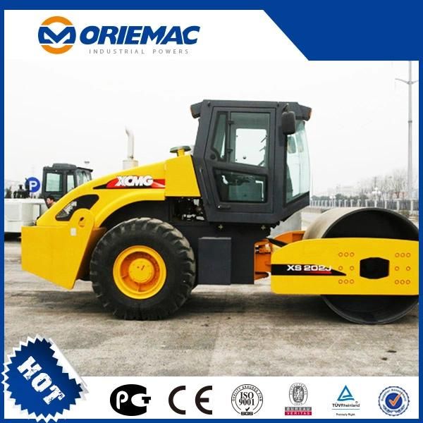 22 Ton Xs222 Vibratory Single Drum Roller Compactor with Sheep Foot Roller