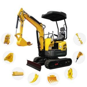 Mini Excavator China 1.8 Ton 2.5 Ton 3 Ton Excavator with Breaker