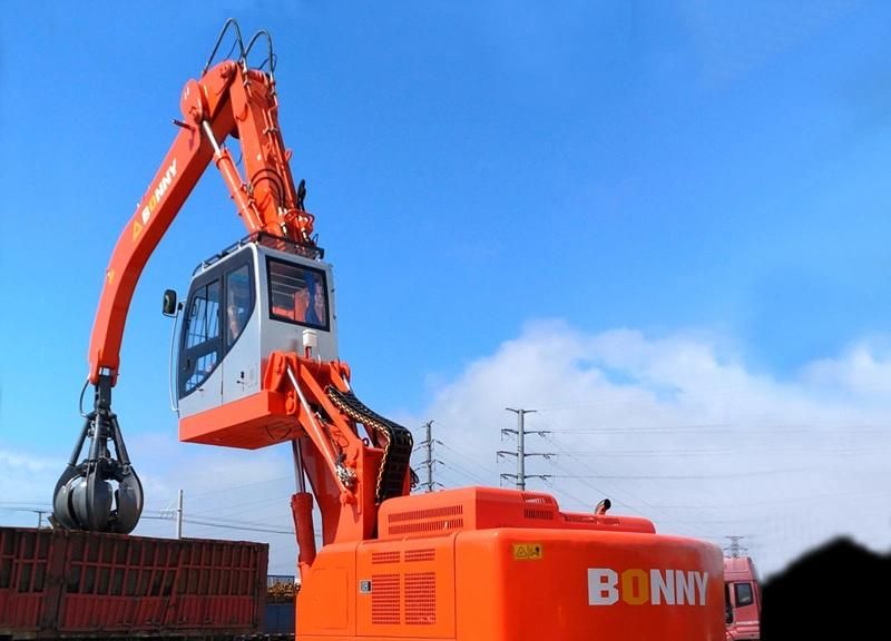 China Bonny Wzyd22-8c 22 Ton Electric Hydraulic Material Handler for Scrap Steel