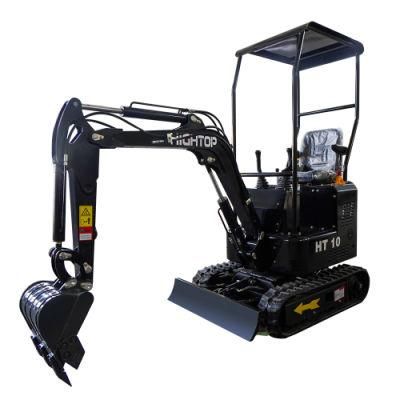 Top Quality Household Garden Use Electric Drive 1ton Mini Crawler Excavator Micro Digger