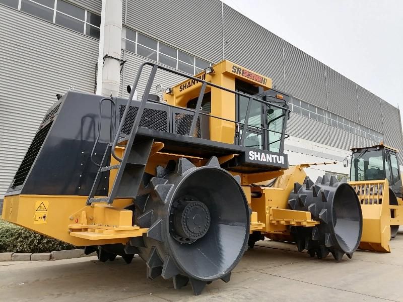 Shantui Landfill Compactor Sr23mr Trash Garbage Road Roller