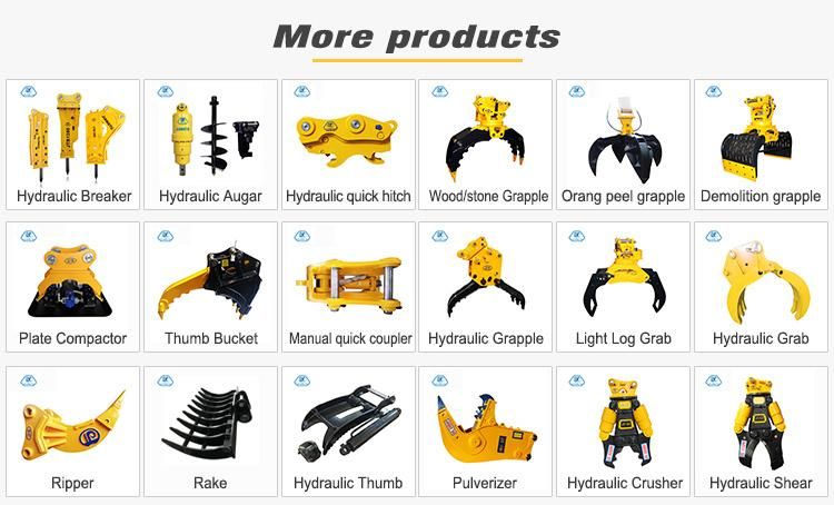 Hydraulic Breaker Concrete Rock Hammer with Chisel 140mm for 18-26 Tons Excavator
