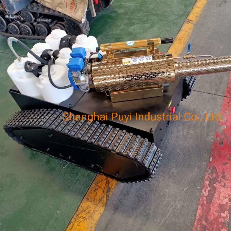 Rubber Track Chassis Undercarriage Robot with 200kg Load Weight