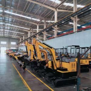 2021 New 1.2ton Mini Bagger Digger with Closed Cabin Mini Digger for Sale