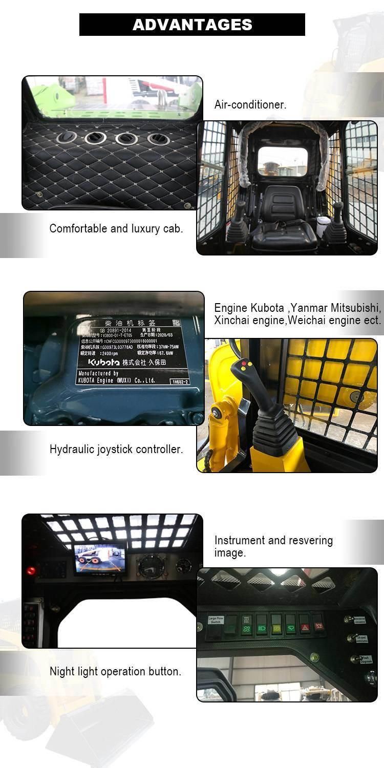 CE Approved Ltmg Best Track Chinese Crawler Skid Steer Loader with High Quality