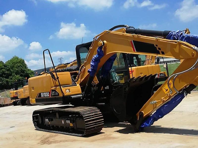 Sy135c 14 Ton Crawler Mini- Crawler Excavator China Digging Trencher The Best Price