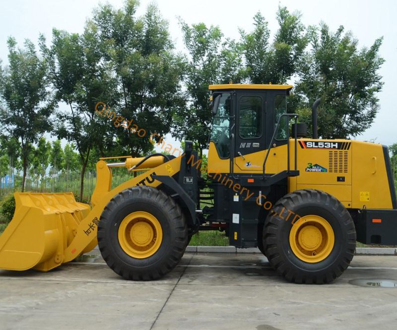 Strong Power Construction Equipment Shantui SL53h Wheel Loader