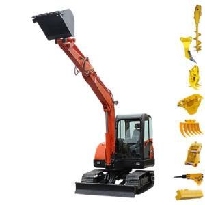 Factory Price New Crawler Small Hydraulic Micro Mini Excavator for Sale Mini Digger Machine 0.8 Ton 1 Ton 2 Ton 3 Ton 6 Ton