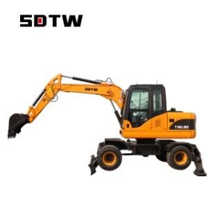 Ka Supplier Mini Wheeled Excavator with Ce EPA Approved