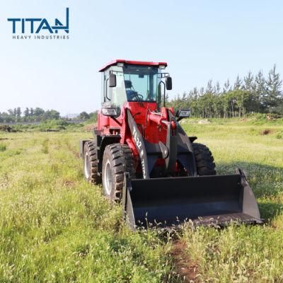 New Wheeled TITANHI heavy duty wheel loader 3.2ton loaders TL32