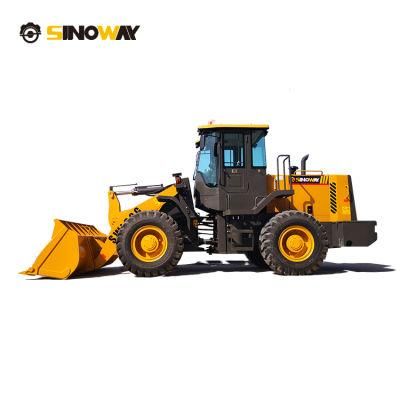 Mini Front End Loader Compact Wheel Loader with 1.7 Cbm Shovel Bucket