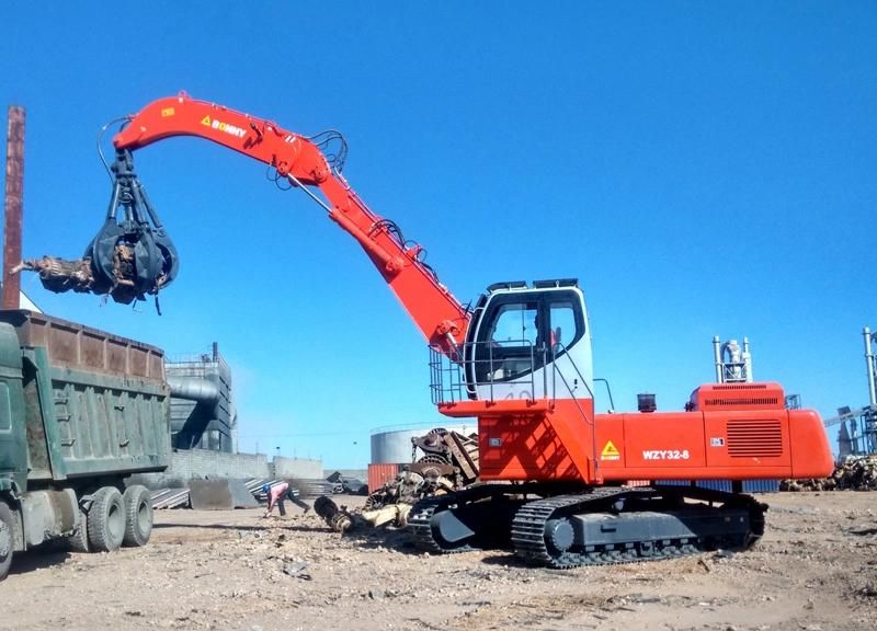 China Bonny Wzy32-8c 32 Ton Crawler Hydraulic Material Handler with Hydraulic Shears