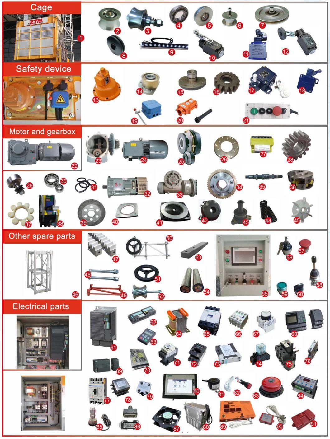 Elev Rack Construction Passenger Hoist Rack Gears