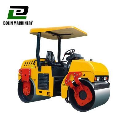 Construction Machinery Mini Double Drum Vibratory Static Road Roller 1 Ton 2 Ton 3 Ton 4 Ton Road Roller