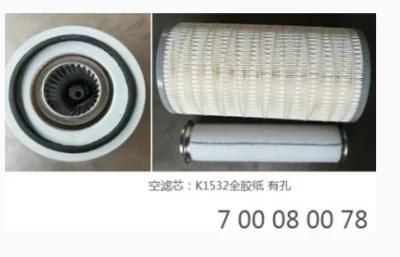 Empty Filter K1532/PU1634/PU1432/K1532/PU1634/PU1432 Maintenance Parts for Mini Small Loader