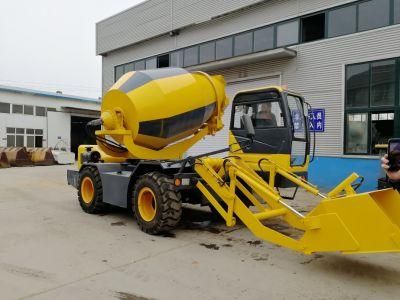 Bueno Brand Automatic Feeding Cement Concrete Mixer Truck Prices Mobile Concrete Mixer with Self Loading From China Manufacturer