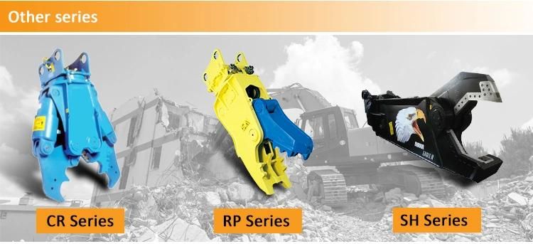 Excavator Crusher Attachment Construction Hydraulic Concrete Pulverizer