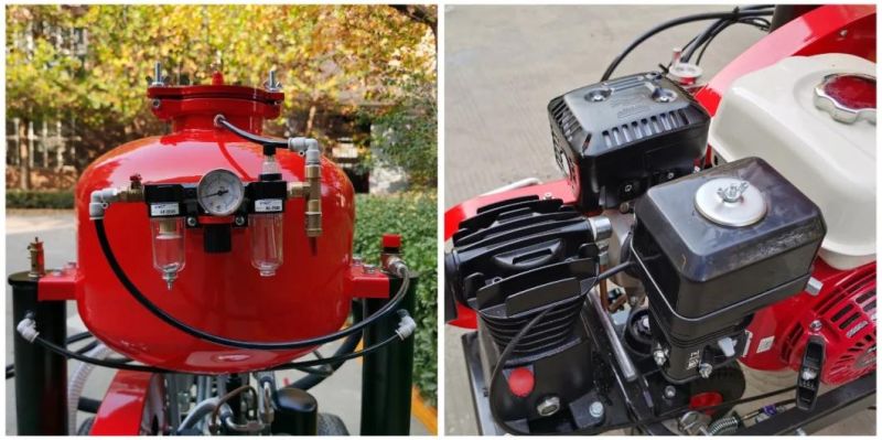 Hand-Push Cold-Plastic External-Mixing Type Road Line Marking Machine