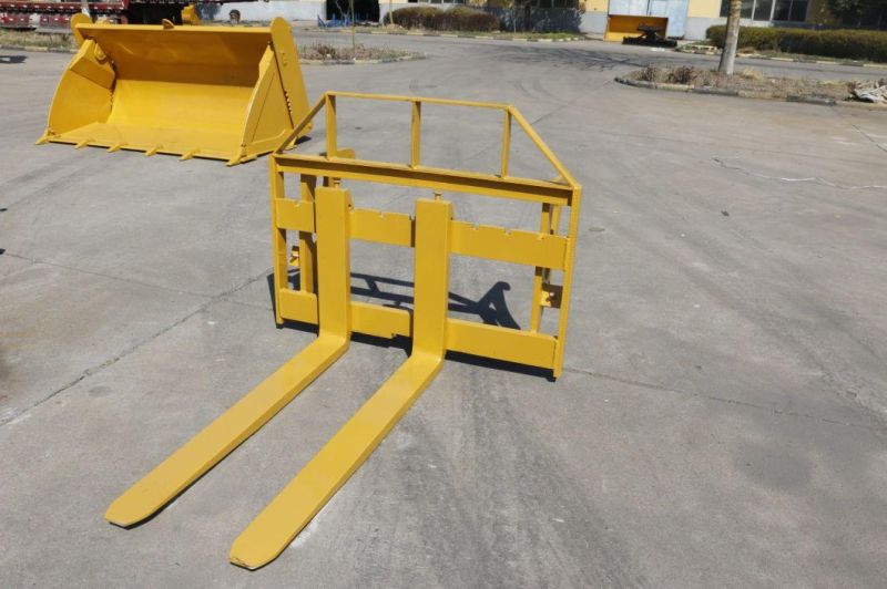 Luqing Wheel Loader with Auger, Hydraulic Pitch Fork, European Style Grab, Snowplow, Feller, Sweeper, Construction Machinery Loader Accessories