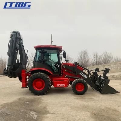 Compact Mini Tractor with Front End and Small Backhoe Loader