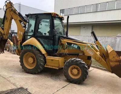 Used Caterpillar 416E Loader Backhoe Construction Machinery