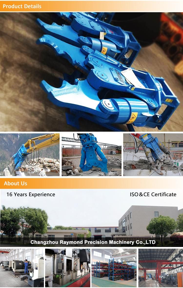Construction Demolition Machine Mechanical Excavator Pulverizer Concrete Crusher
