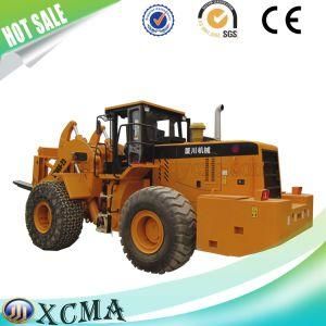 China Front End 23 Double Cylinder Ton Wheel Forklift Loader Machine