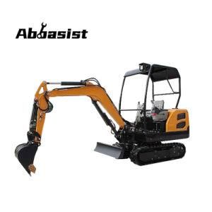 excavator auction AL18E china mini excavator Abbasist 1800kg