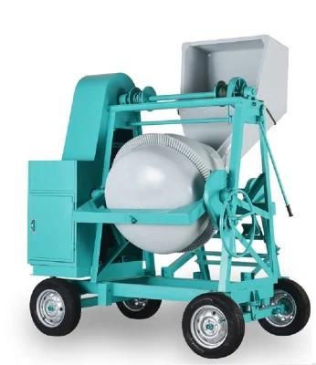 Tmcm-500dw Concrete Mixer with Wire Rope Hoisting Hopper