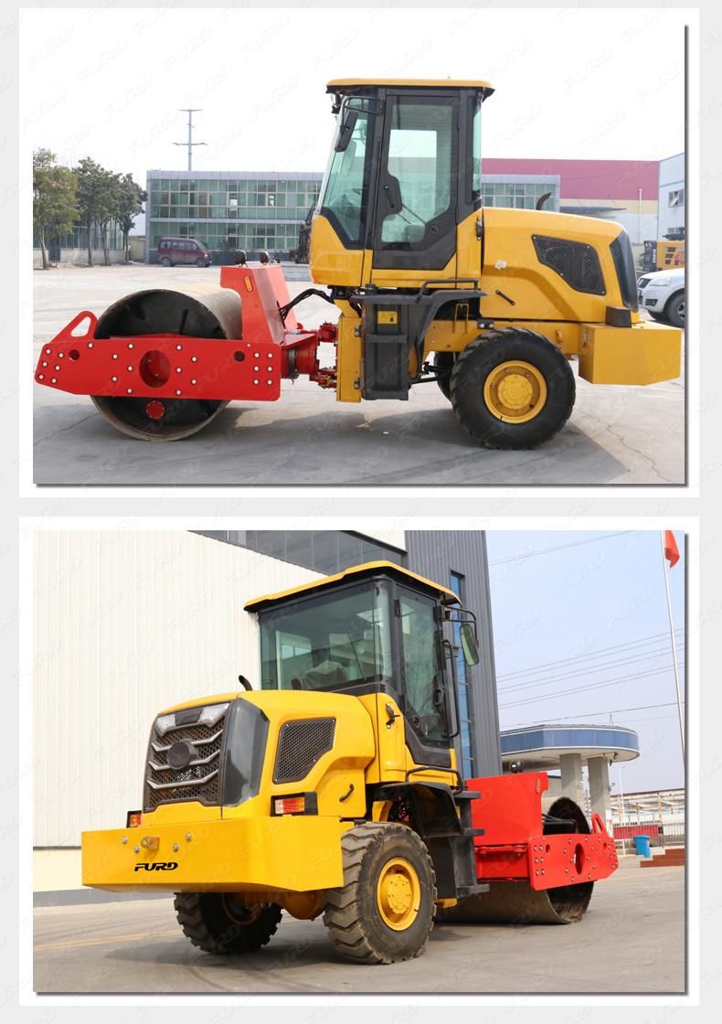 High Quality 6ton Single Drum Vibratory Compactor Road Roller for Sale