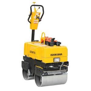 Gasoline Engine Walk Behind Road Roller, Hydraulic Motor Drive Roller