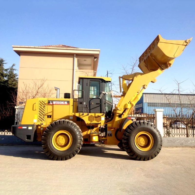 China 5 Ton Wheel Loader for Sale Loading Machine Lw500fv