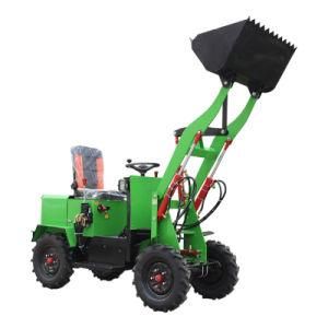 Rippa China World New 0.6ton Farm Machines Snow Blower Front Electric Bucket Small Mini Wheel Loader