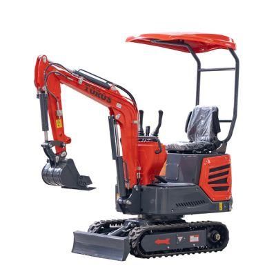 China EPA Euro 5 1.2ton Bagger Mini Excavator Small Crawler Excavators Excavadora Hydraulic Crawler Minibagger