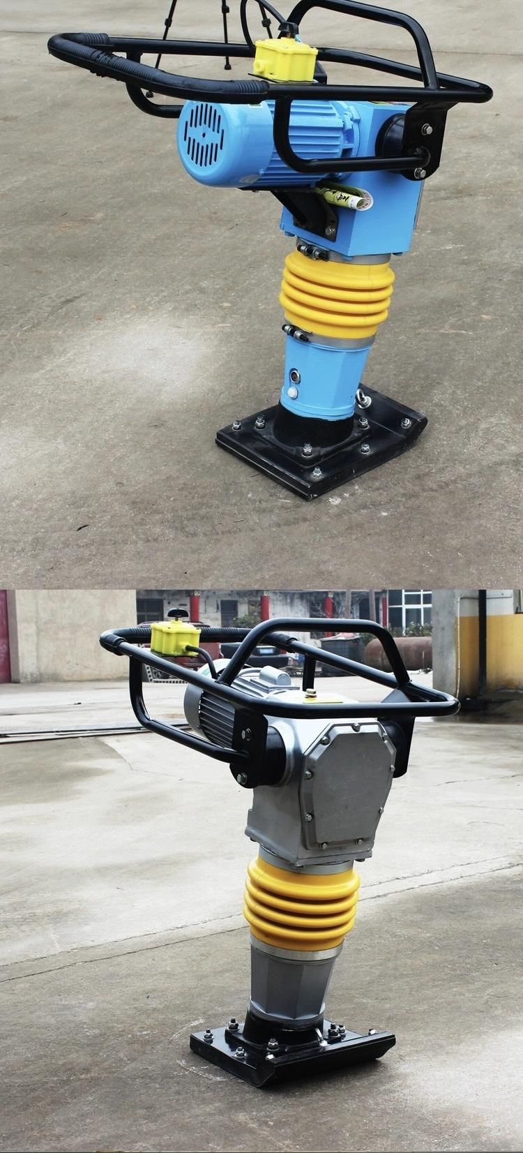Handheld Hcd80 Tamping Rammer Machine with Electric Engine