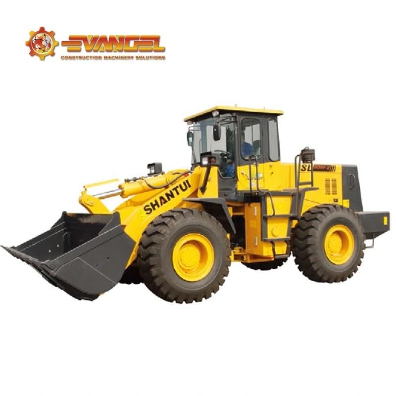 Factory Price 6ton Shantui SL60W 3200mm Wheelbase Front Loader