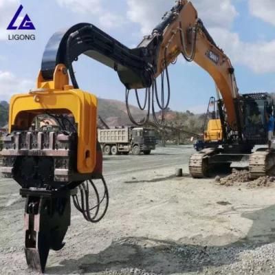 Exxcavator Mounted Hydraulic Pile Hammer for Sheet Pile, Concrete Pile