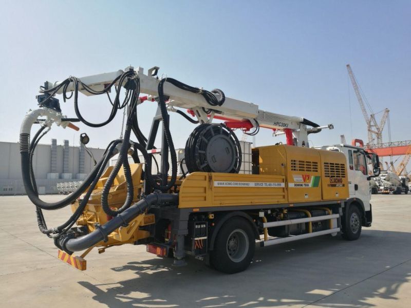 XCMG Schwing Official 132kw Truck Mounted Concrete Spraying Machine Hpc30V Shotcrete Machine with HOWO Chassis Price