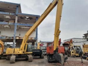 Long Reach Boom and Arm Komatsu PC220 Excavator for Sale