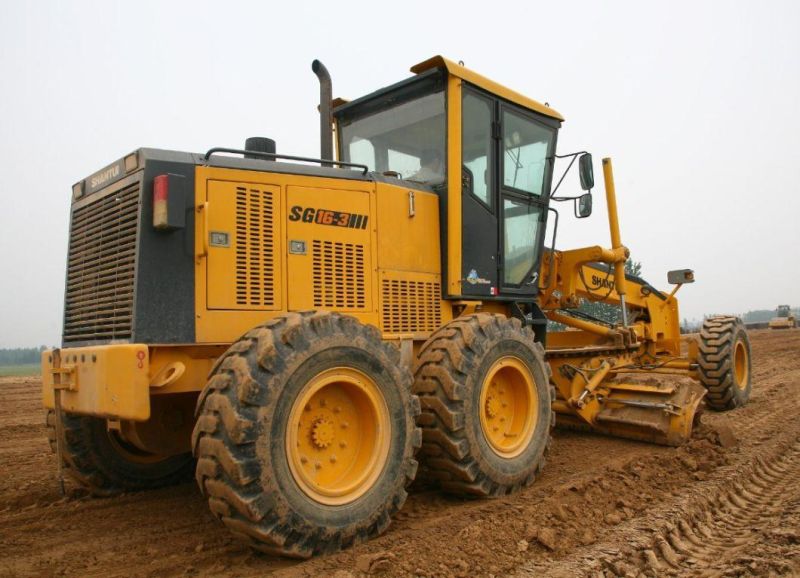 Sg16-3 Shantui 160HP Motor Grader with Cummins Engine