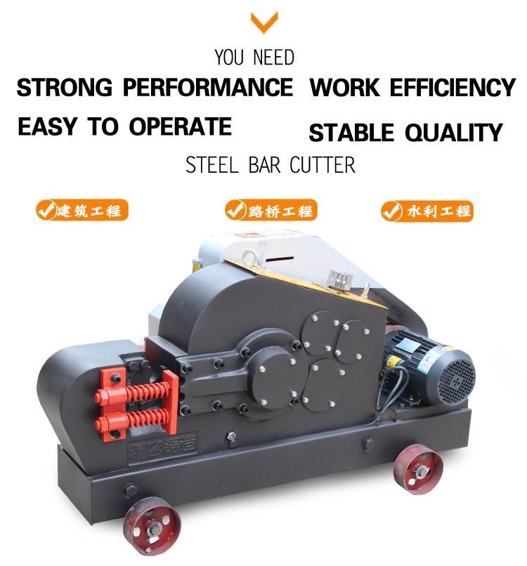 Reinforced Bar Cutting Machine Gq45 Hotsale Rebar Cutter