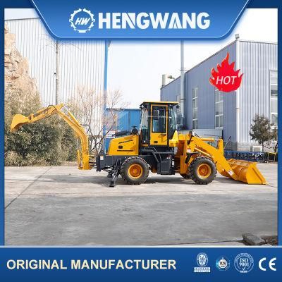 Sell 0.8m3 Loader Capacity Backhoe Loader with 36kn Loader Breakout Force