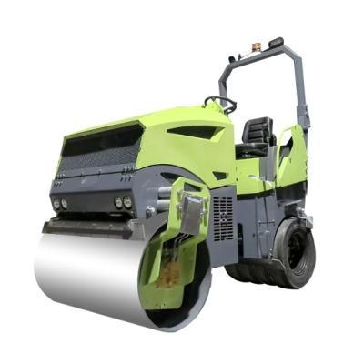 New Rubber Wheel Road Roller with EPA Engine