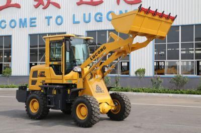 Small Turning Radius Farm and Agriculture with CE Approved Compact Wheel Loader 1.5ton 0.6cbm