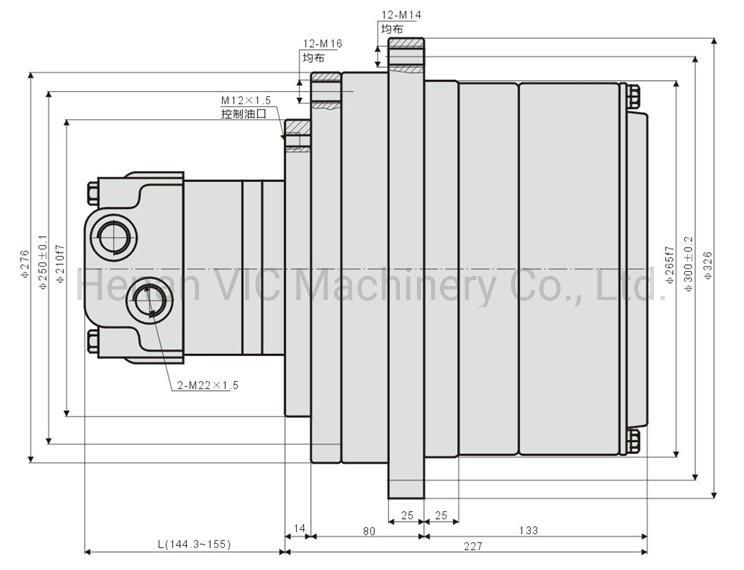 Hydraulic Walking Motor For Construction Machinery