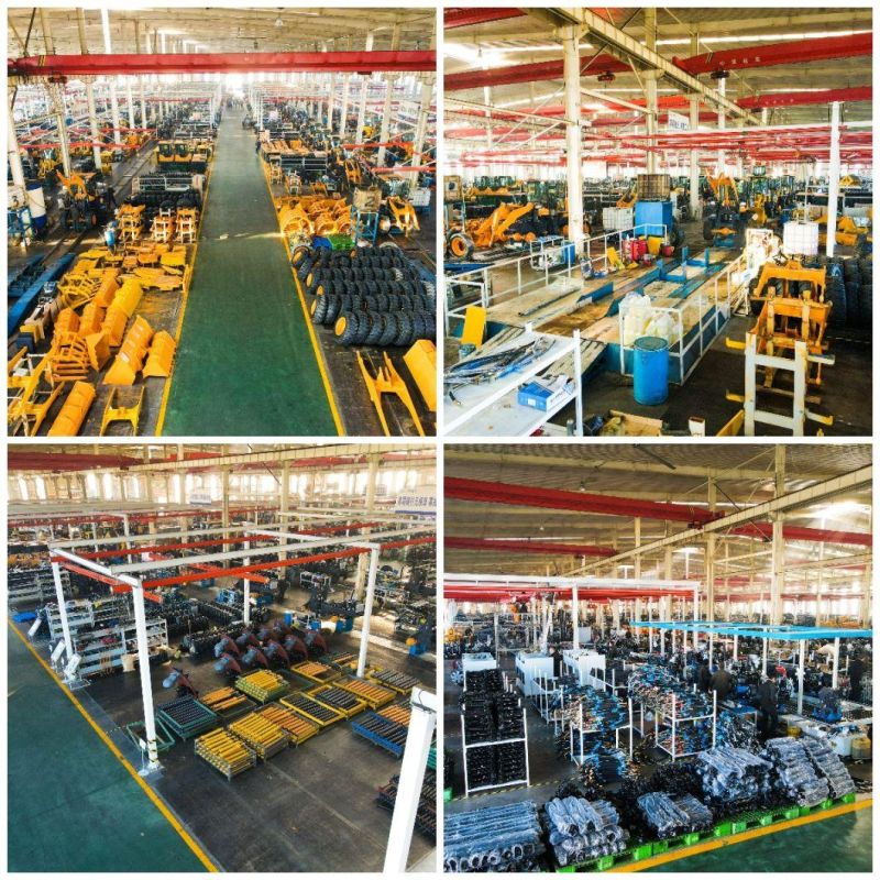 Lugong Factory Articulated Wheel Loader Compact Type LG930 with Log Grapple for Log Clamp Wood