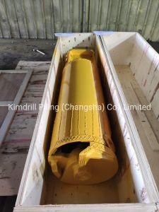 Cylindrical Double Cut Double Bottom Rotary Cleaning Bucket for Piling