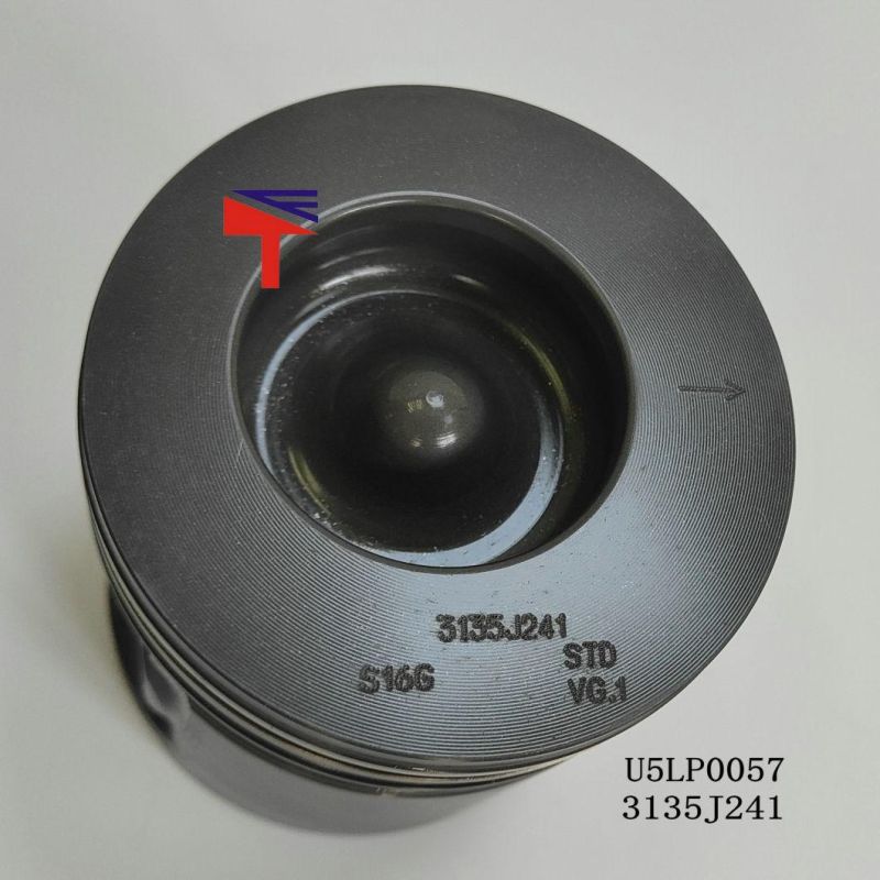 High-Performance Diesel Engine Engineering Machinery Parts Piston 3135j241 U5lp00057 for Engine Parts T4.4 T6.6 Generator Set Diameter 100mm