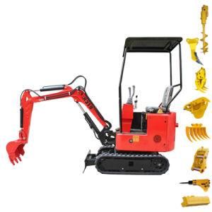 1 Ton Small Cheap Mini Digger 800kg Mini Excavator Prices for Sale